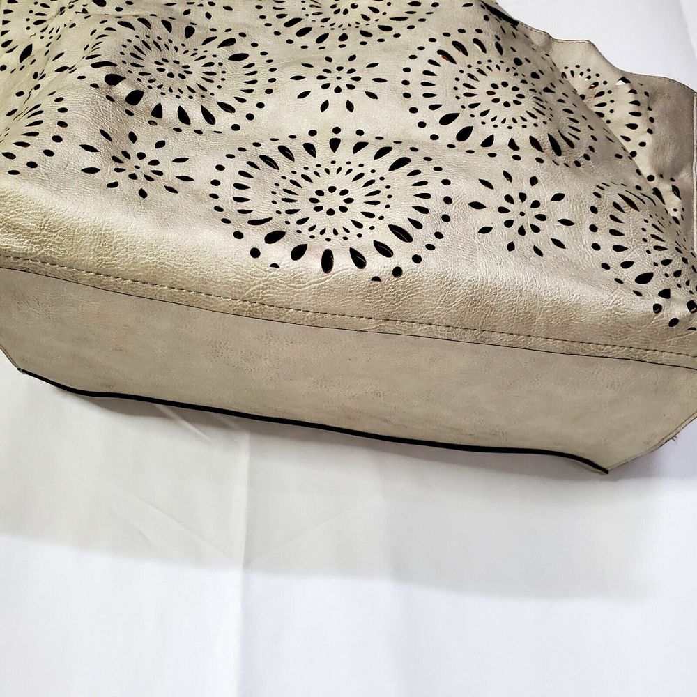 Echo Design Orange Or Silver Reversible Beach Bag… - image 8